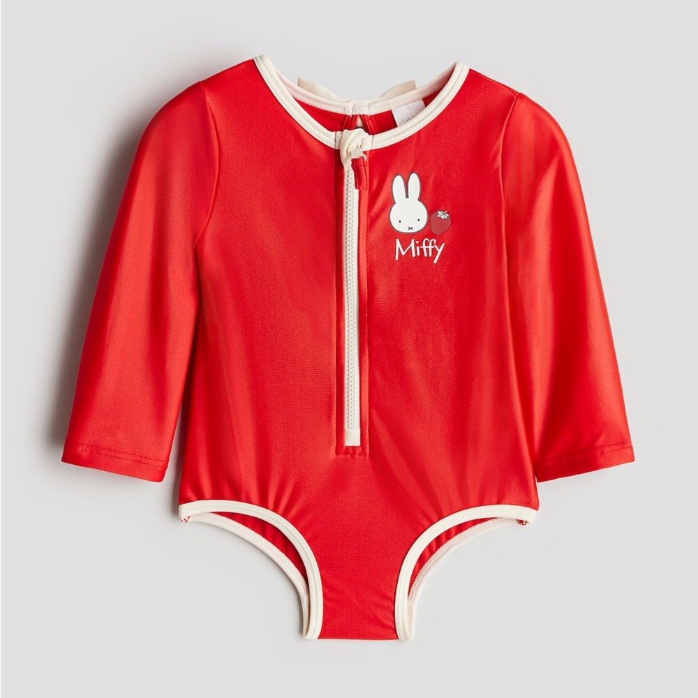 H&M Miffy Red Toddler Swimsuit